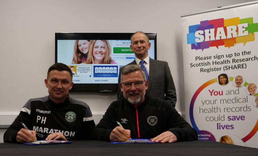 Craig Levein becomes 250,000th volunteer to join SHARE