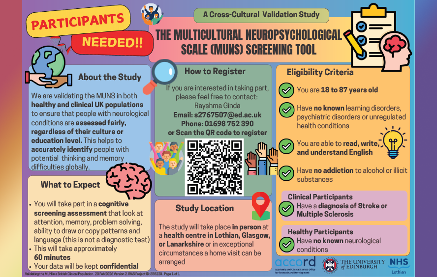 MUNS Screening Tool Trial